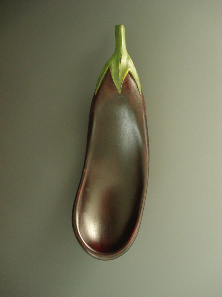 aubergine spoon