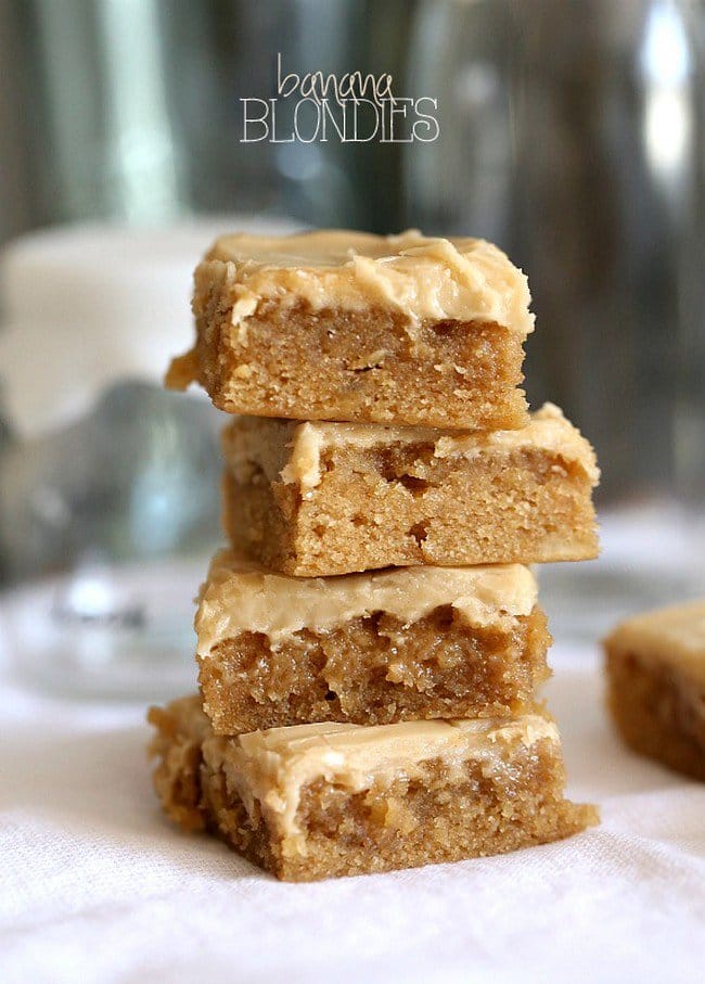 banana blondies