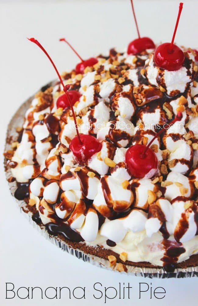 banana split pie