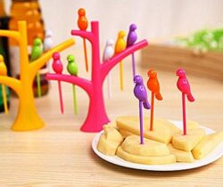 bird party picks and tree holder