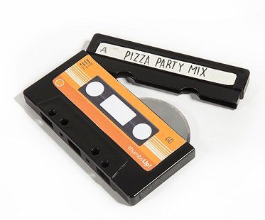 cassette tape pizza slicer
