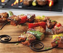 circle skewers kabob bbq