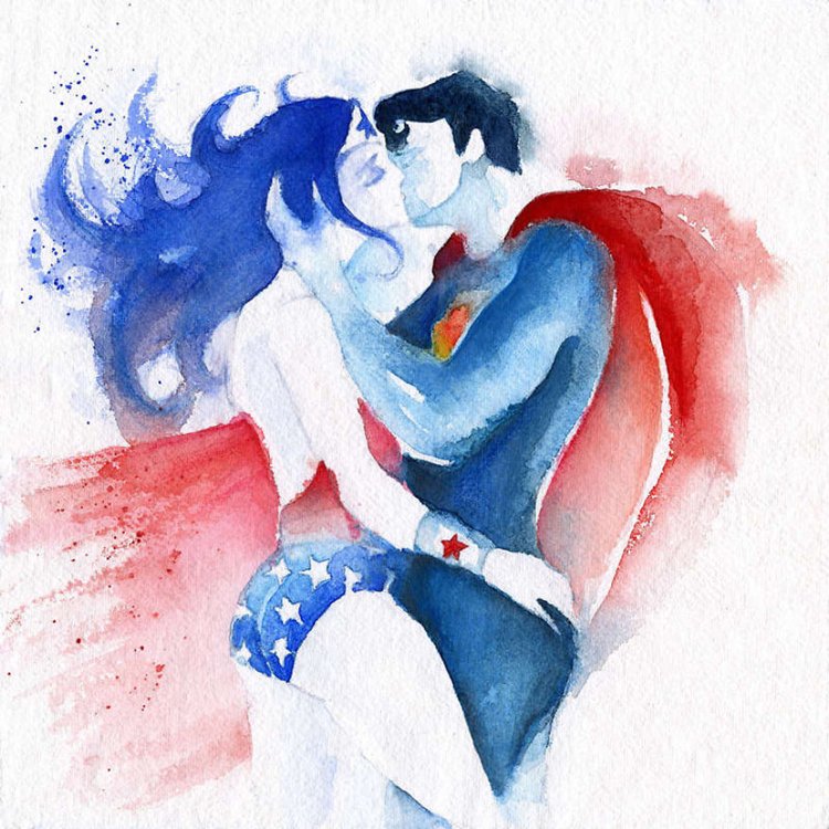 clementine-campardou-superheroes-kiss