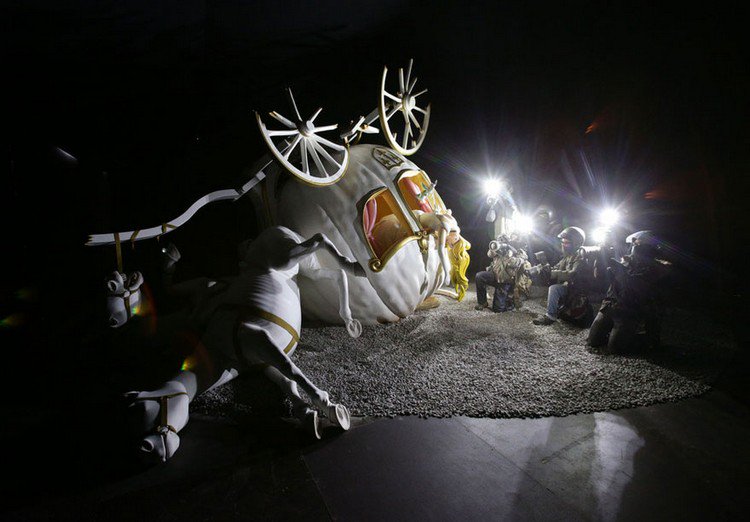 dismaland overturned carriage