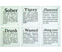 drunk words coasters