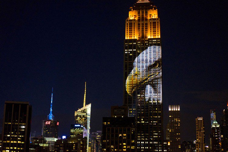 empire state projection eagle