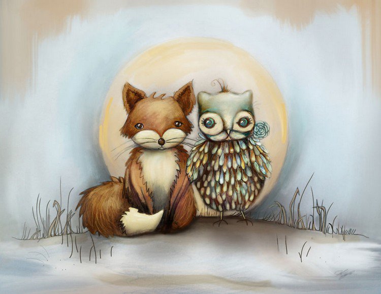 fox and owl