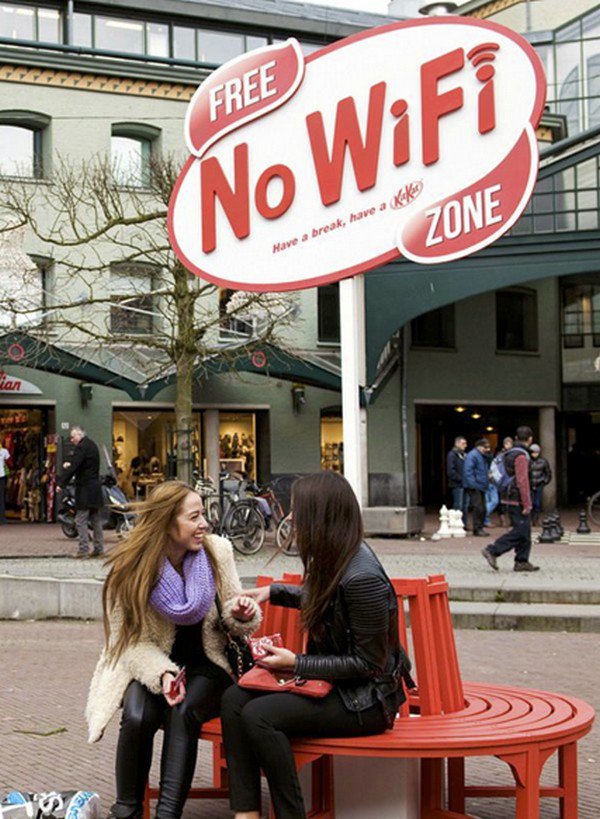 free no wifi zone