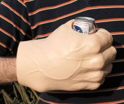 giant fist drink holder