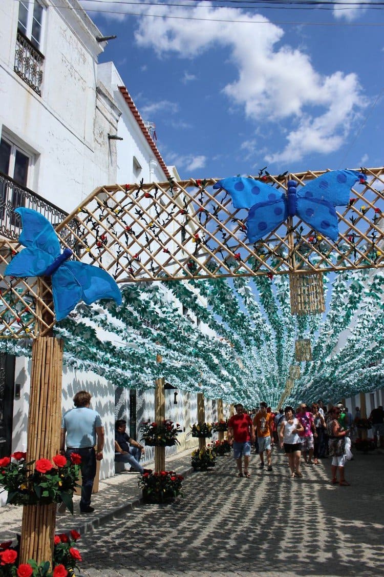 green white flower canopy