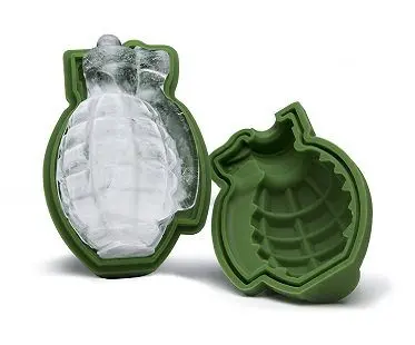 grenade ice cube mold