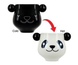 heat changing panda mug drink