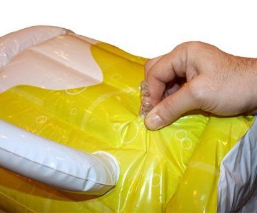 inflatable beer bucket yellow