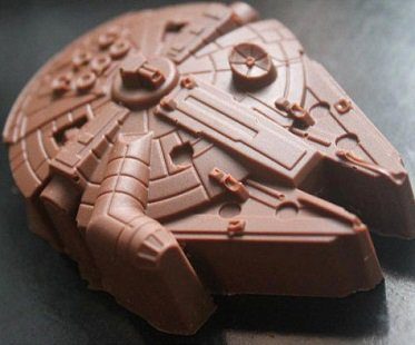 millenium falcon ice mold chocolate
