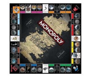 monopoly game of thrones edition board