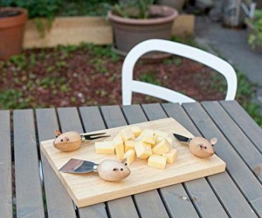 mouse cheese knives