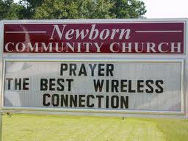 newborn prayer wireless connection