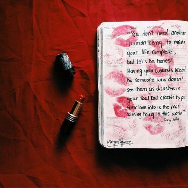 notebook lipstick