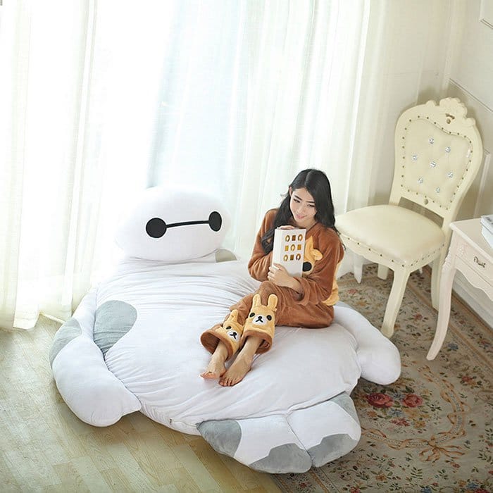 onesie girl baymax bed