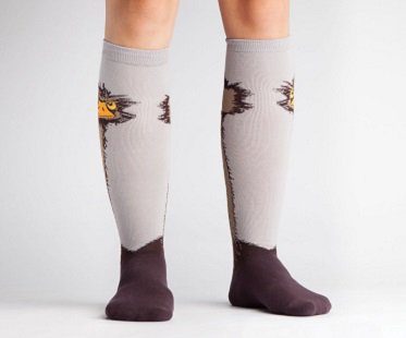 ostrich socks knee high
