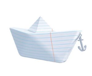 paper boat pencil case ship