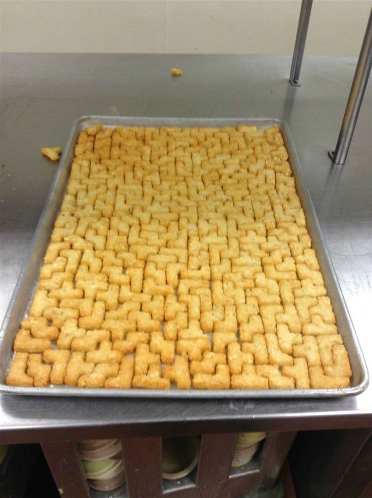 perfectly fitting tater tots