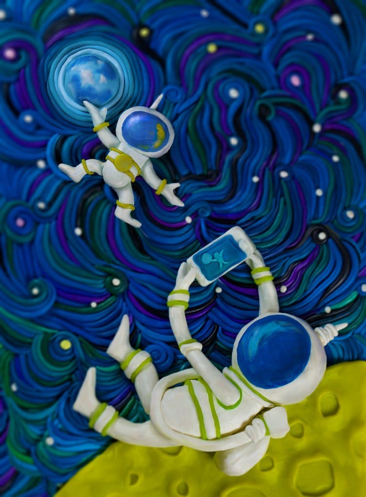 plasticine spaceman