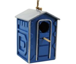 portable toilet birdhouse