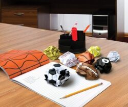sports balls notepad