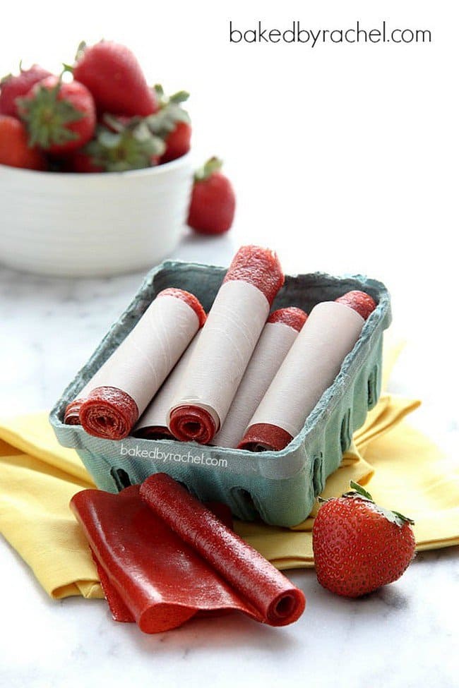 strawberry fruit leather