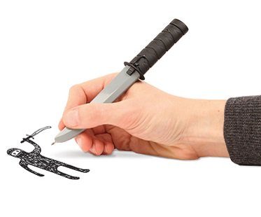 sword-shaped pen