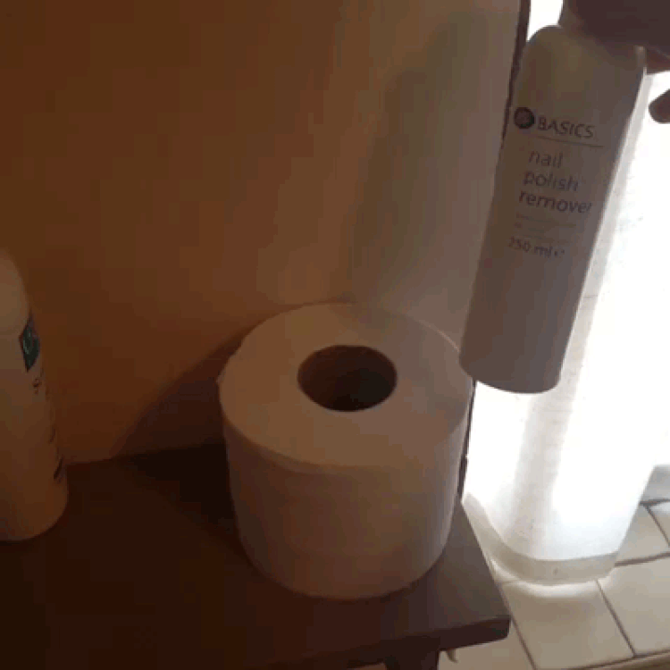 toilet roll bottle