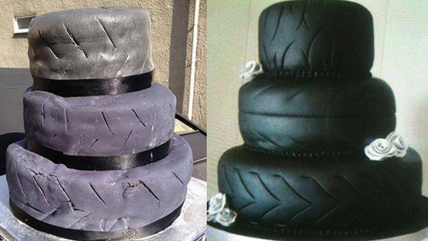 tyre cake