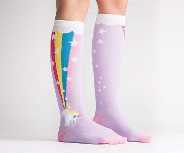 unicorn rainbow socks