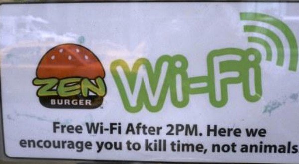 zen burger wifi