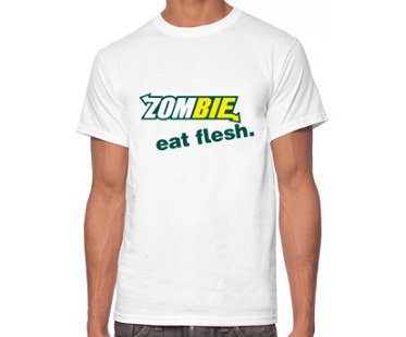zombies eat flesh t-shirt