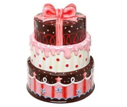 3 layer cake cookie jar