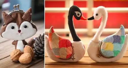 Animal-Shaped Handmade Purses And Wallets