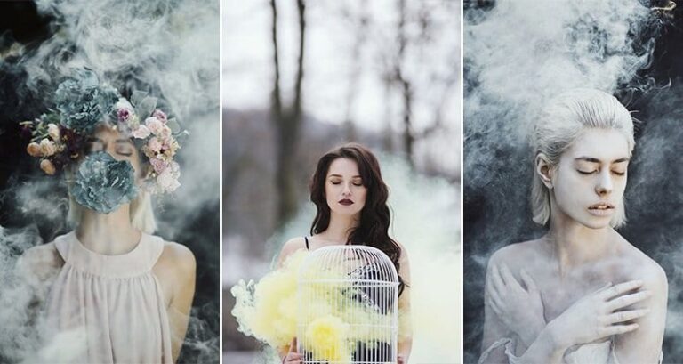 Jovana Rikalo Smoke Bomb Photographs
