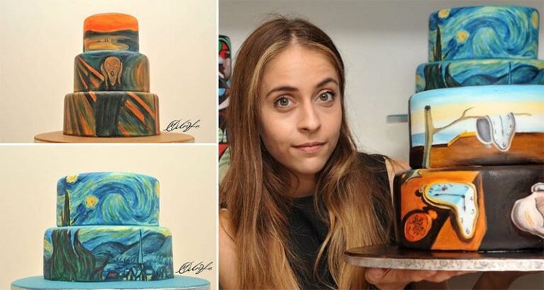 Maria A. Aristidou Famous Paintings On Cakes