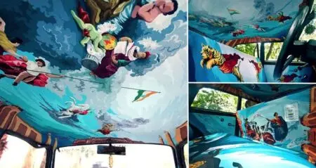 Mumbai Taxi Turned Into Art Work