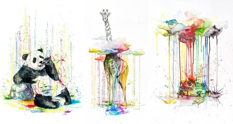 Philipp Grein Creates Stunning Animal Watercolors Philipp Grein Animal Watercolors