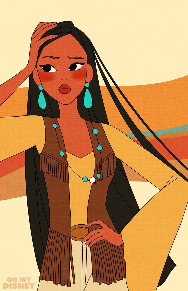 Retro-Pocahontas