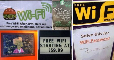 Unusual Wi-Fi Signs