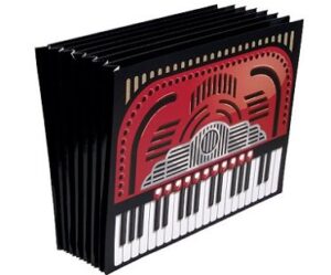 accordion letter folder office
