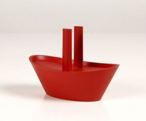 boat napkin holder red
