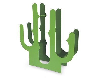 cactus wine rack green