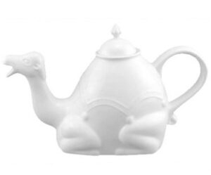 camel teapot white