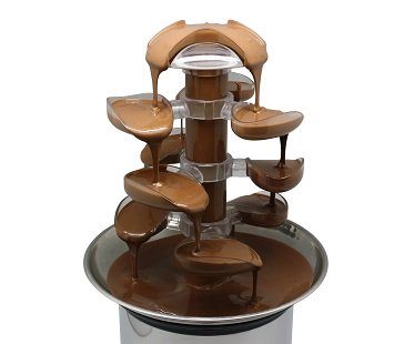 cascading chocolate fountain