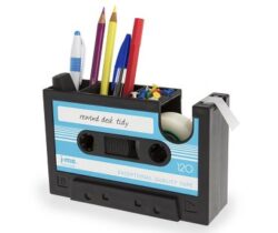 cassette tape desk tidy